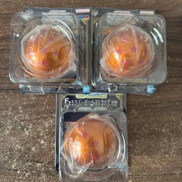 제일복권 드래곤볼 F상 드래곤볼 스트랩 3개 세트