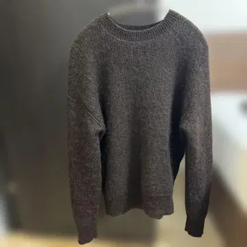 UNITED ARROWS 다크 브라운 긴팔 니트 스웨터