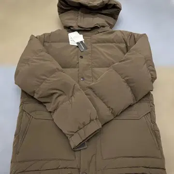 벌키 다운 자켓 브라운 M 사이즈