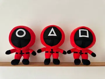오징어 게임 봉제 인형 3개 세트
