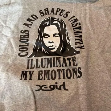 Xgirl 그레이 후드티 M