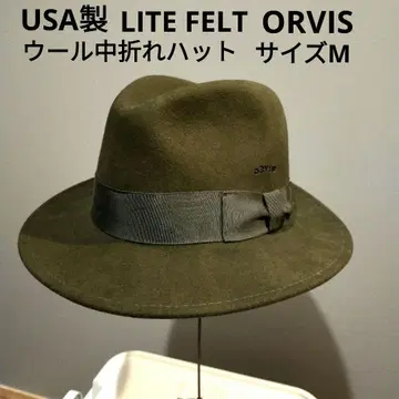 USA제 LITE FELT ORVIS 중절 울 햇 사이즈 M