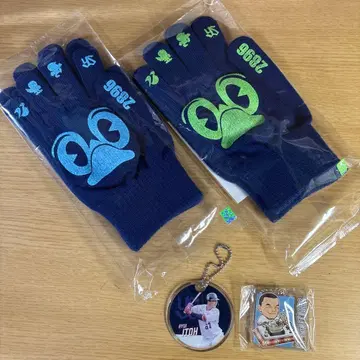 오스나 이토 류이 키링 야쿠르트 스왈로스 팬감 츠바쿠로 장갑