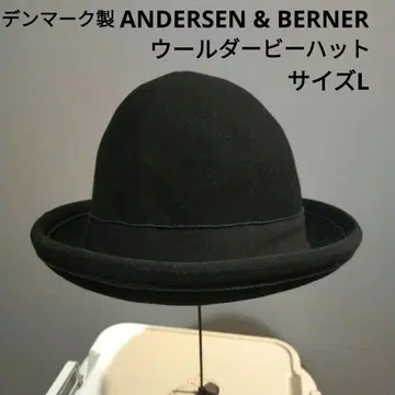 Andersen & Berner 언더센&버너 블랙 더비 울 햇