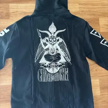 CRACK HOUSE 크랙 하우스 블랙 후드티