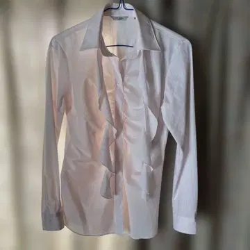 LES MUES 프릴 리본 포함 셔츠 사이즈 9 입학식 여성용