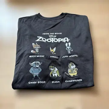 빅 사이즈 주토피아 맨투맨 트레이닝복 4L