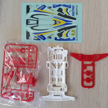 미니 사륜구동 슈퍼 1 섀시 화이트