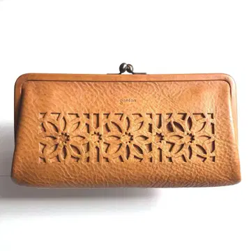 겐텐 컷워크 금장 장지갑