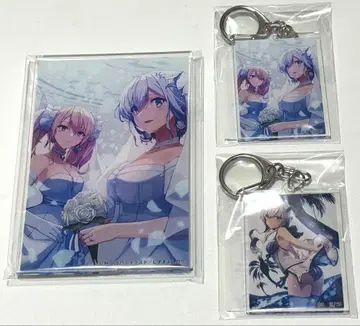 마왕학원의 부적합자 완결 기념 제비뽑기당 아크릴 미샤 3종 세트