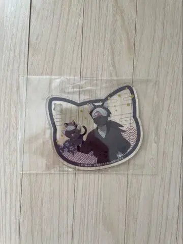 닌타마 란타로 난자타운 자토 콘나몬 고양이형 아크릴 코스터