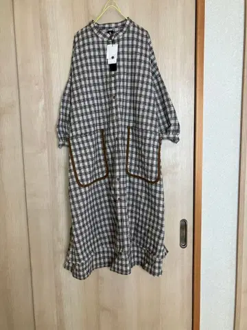 택 포함! merlot* 체크 무늬 원피스