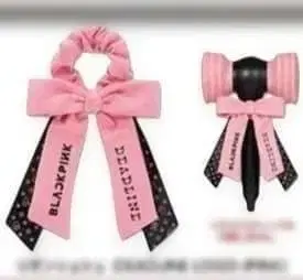 새상품 blackpink 응원봉 리본 스크런치 블핑 스크런치