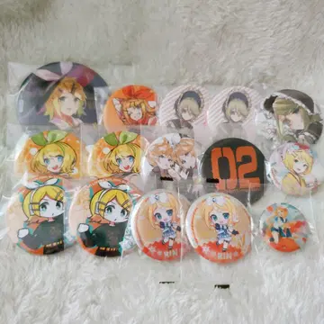 카가미네 린 캔뱃지 묶음 판매