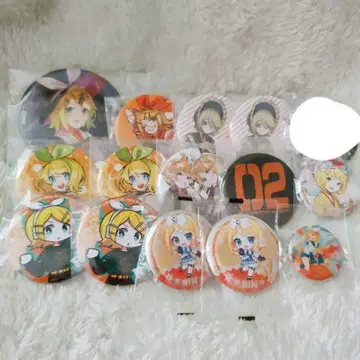 카가미네 린 캔뱃지 묶음 판매