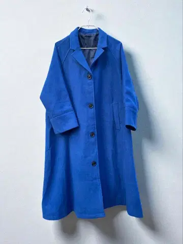 [ 새상품급 ] studio CLIP 파란색 롱 코트