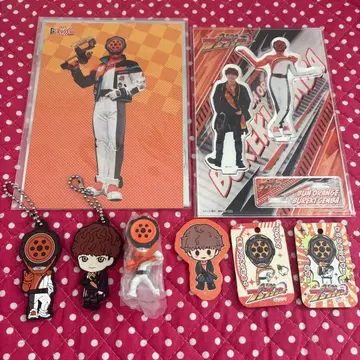 분붐저 분오렌지 아크릴 스탠드 나무 패 러버 키링 등 소마 리