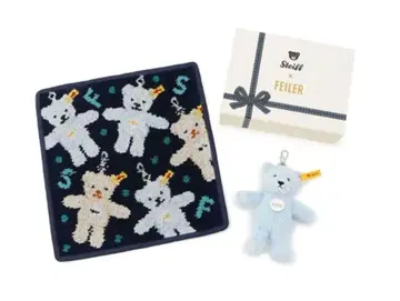 슈타이프 페이 테디베어 키링 세트