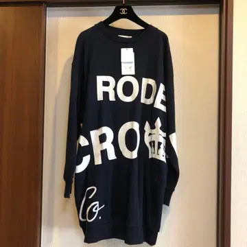 RODE CROWN 프리 사이즈 맨투맨 네이비