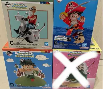 드래곤볼 제일복권 스냅 컬렉션2 피규어 B, C, D상