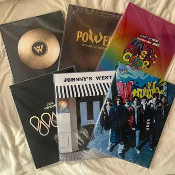 쟈니즈 WEST WEST. 팜플렛 묶음 판매