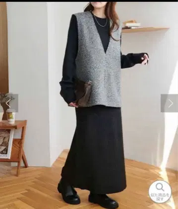 디스코트 베스트 포함 멀티 웨이 셋업 그레이 프리 사이즈