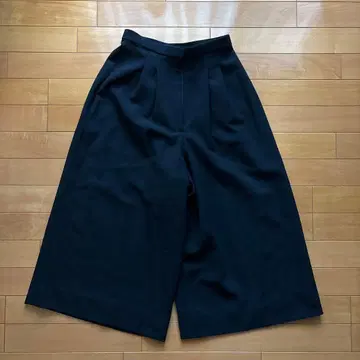 [핸드메이드/프로급 제작] 하이웨스트 플리츠 가우초 팬츠 안감 포함