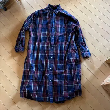 Gymphlex 체크 무늬 셔츠 원피스 사이즈 14