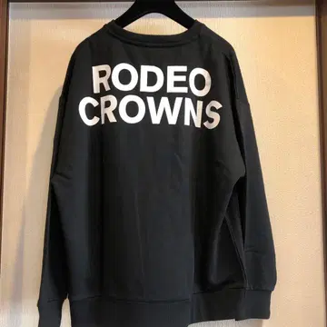 RODEO CROWNS 블랙 맨투맨 셋업 새상품