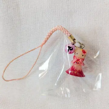 HelloKitty 헬로키티 족자 스트랩 아카후지 후지산 기모노