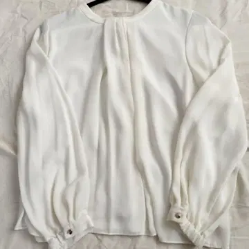 글로벌 워크 세레모니 블라우스 화이트 L 사이즈
