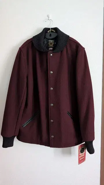 Schott 스텐카라 코트 M 버건디