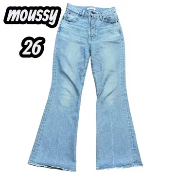[인기] MOUSSY 마우지 MVS 플레어 데님 스트레치 부츠컷