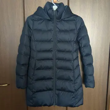 UNIQLO 후드 부착 다운 자켓 M 네이비
