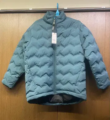 RUSTY 퀼팅 다운 자켓 청록색