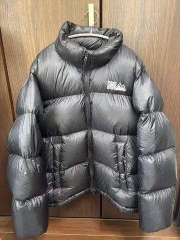 FIRST DOWN 블랙 라이트 버블 다운 자켓