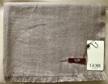 새상품 GOBI 고비 몽골 캐시미어 오가닉 대형 스톨 머플러