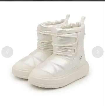 FILA 퍼 볼드 부츠 24cm