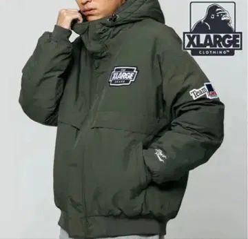 XLARGE 다운 자켓 올리브 그린