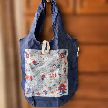 간사이 만박 미야쿠미야쿠 보냉백 지도 도안 에코백 공식 라이선스 상품