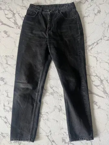 Lee 블랙 스트레이트 데님