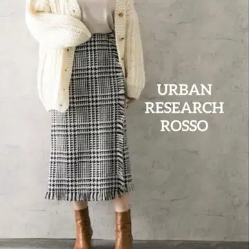 어반리서치 로쏘 랩 스타일 트위드 롱 스커트 고급 38 사이즈