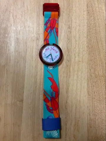 POP swatch Langoustine 스와치 손목시계