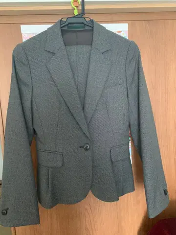 AOKI 차콜 그레이 비즈니스 자켓 팬츠 셋업