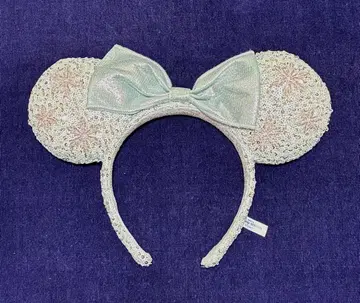 디즈니 씨 미키 귀 모양 머리띠 스카이블루