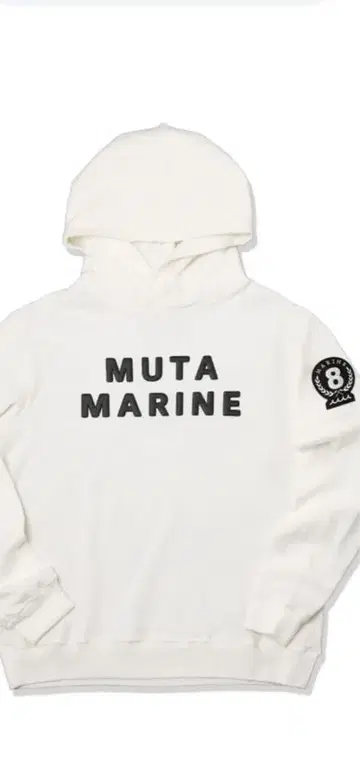 MUTA MARINE 화이트 후디 택 포함 새상품