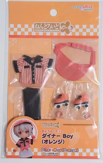 넨도로이드돌 의상 세트 다이너 Boy 오렌지 [ 미개봉 ]