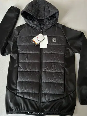 새상품 FILA 축열 블랙 알루미늄 자켓 M