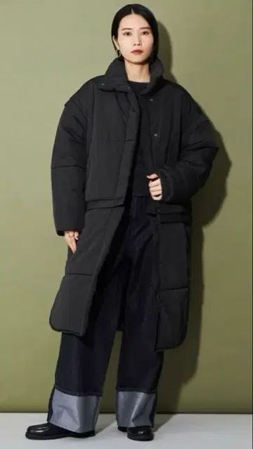 [새상품] UNITED ARROWS CITEN 패디드 롱 멀티 웨이 코트