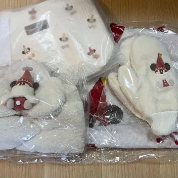 디즈니 크리스마스 릴린린 토트백 스웨터 미튼 머플러